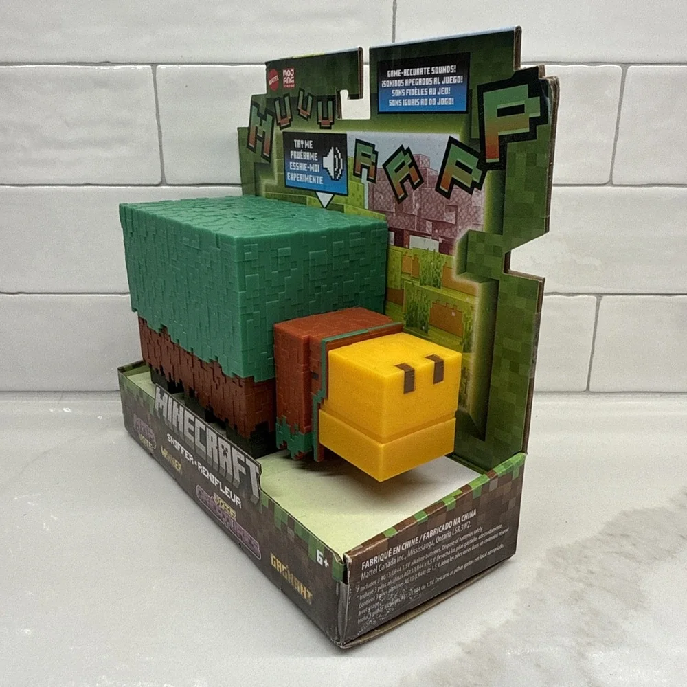Mattel Minecraft Sniffer Figure w/ Authentic Sounds NEW Sealed Ages 6+ Fast Ship